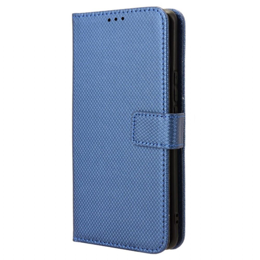 Folio-hoesje Honor X9b / Magic 6 Lite Structuur Met Riem