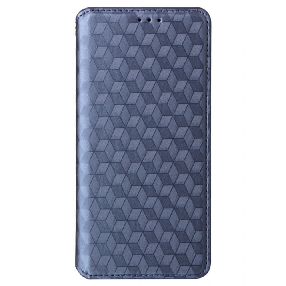 Folio-hoesje Honor X9b / Magic 6 Lite Telefoonhoesje 3d Diamanten