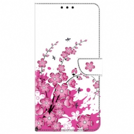 Folio-hoesje Honor X9b / Magic 6 Lite Telefoonhoesje Bloemenwijnstok