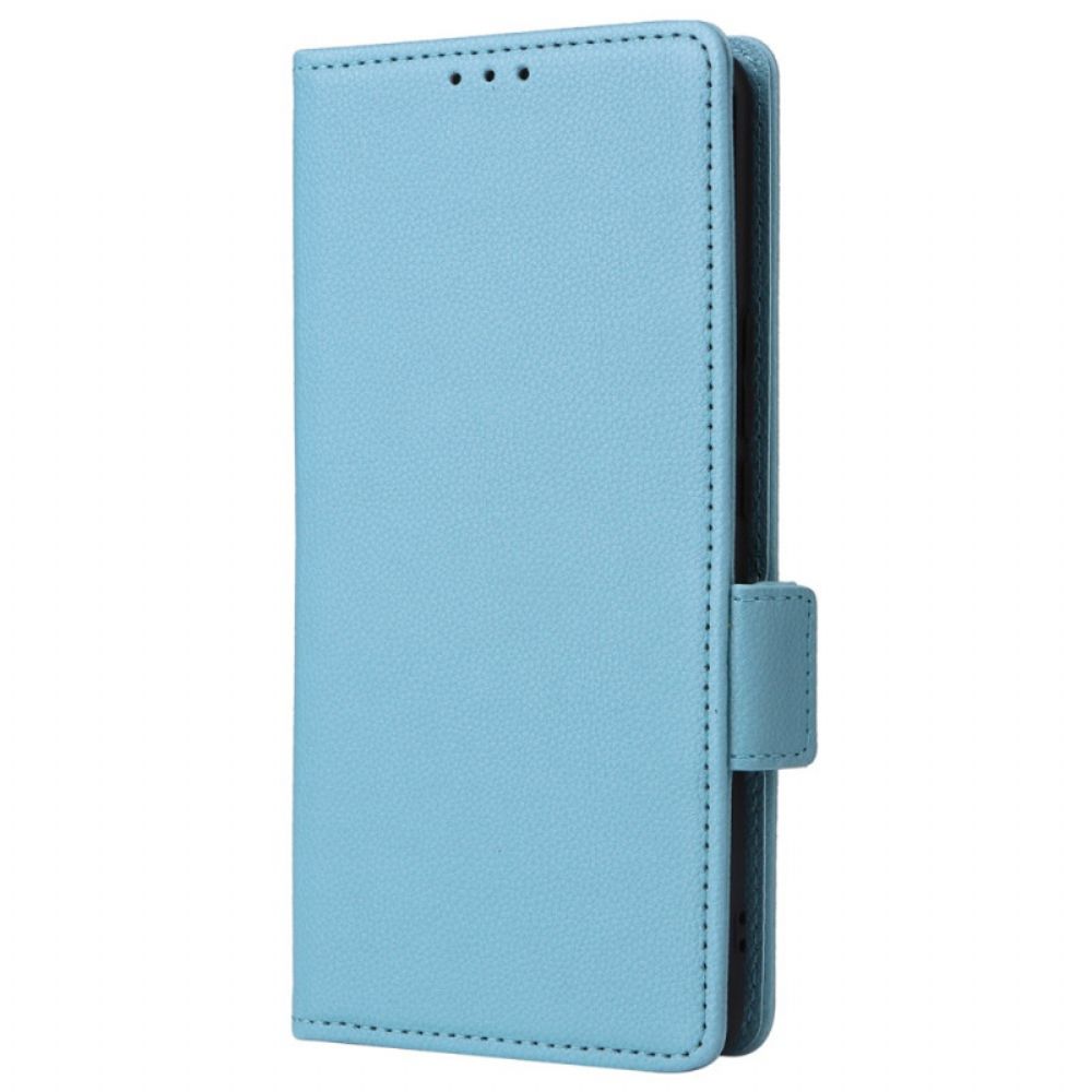 Folio-hoesje Honor X9b / Magic 6 Lite Telefoonhoesje Imitatieleer Met Riem