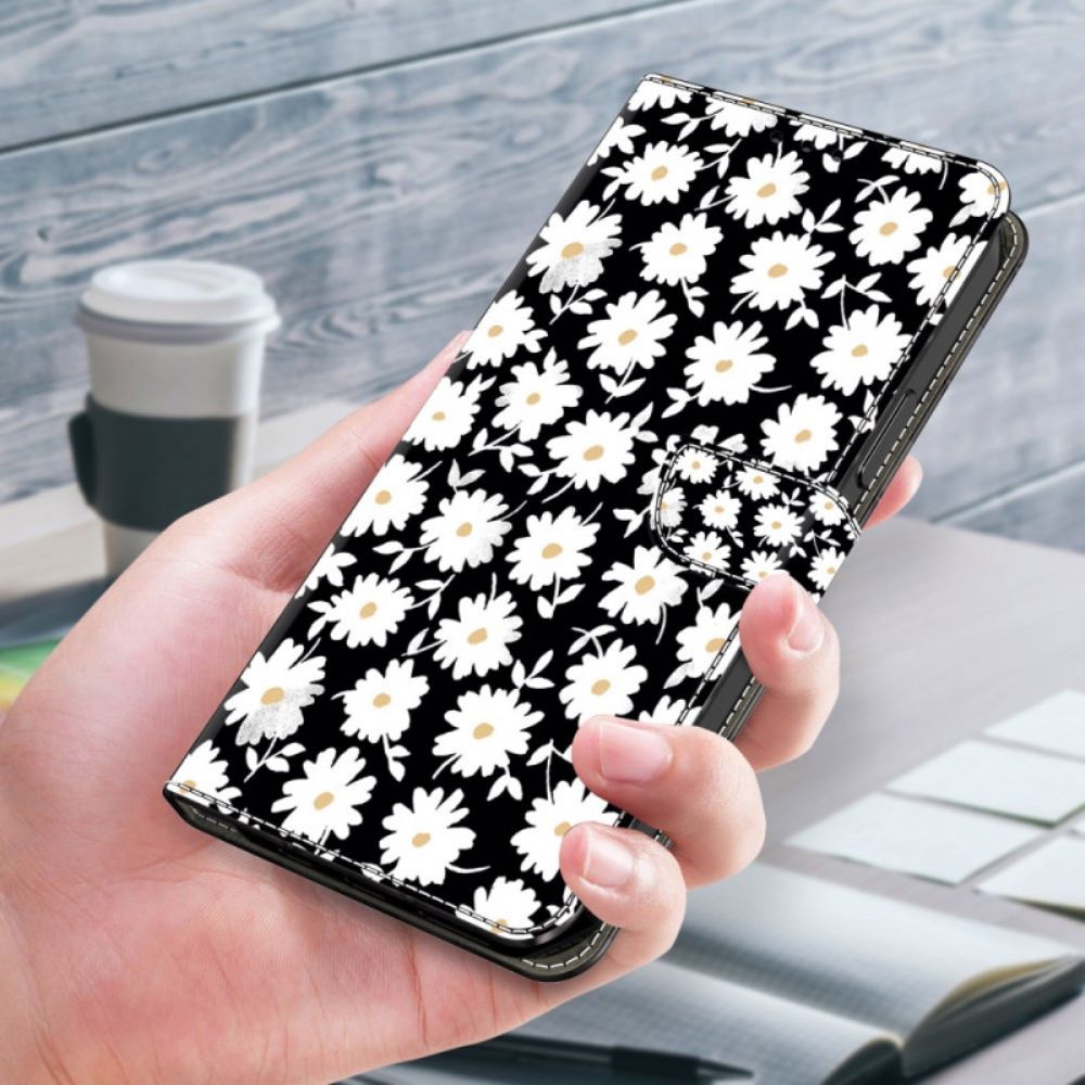 Leren Hoesje Honor X9b / Magic 6 Lite Bloemen