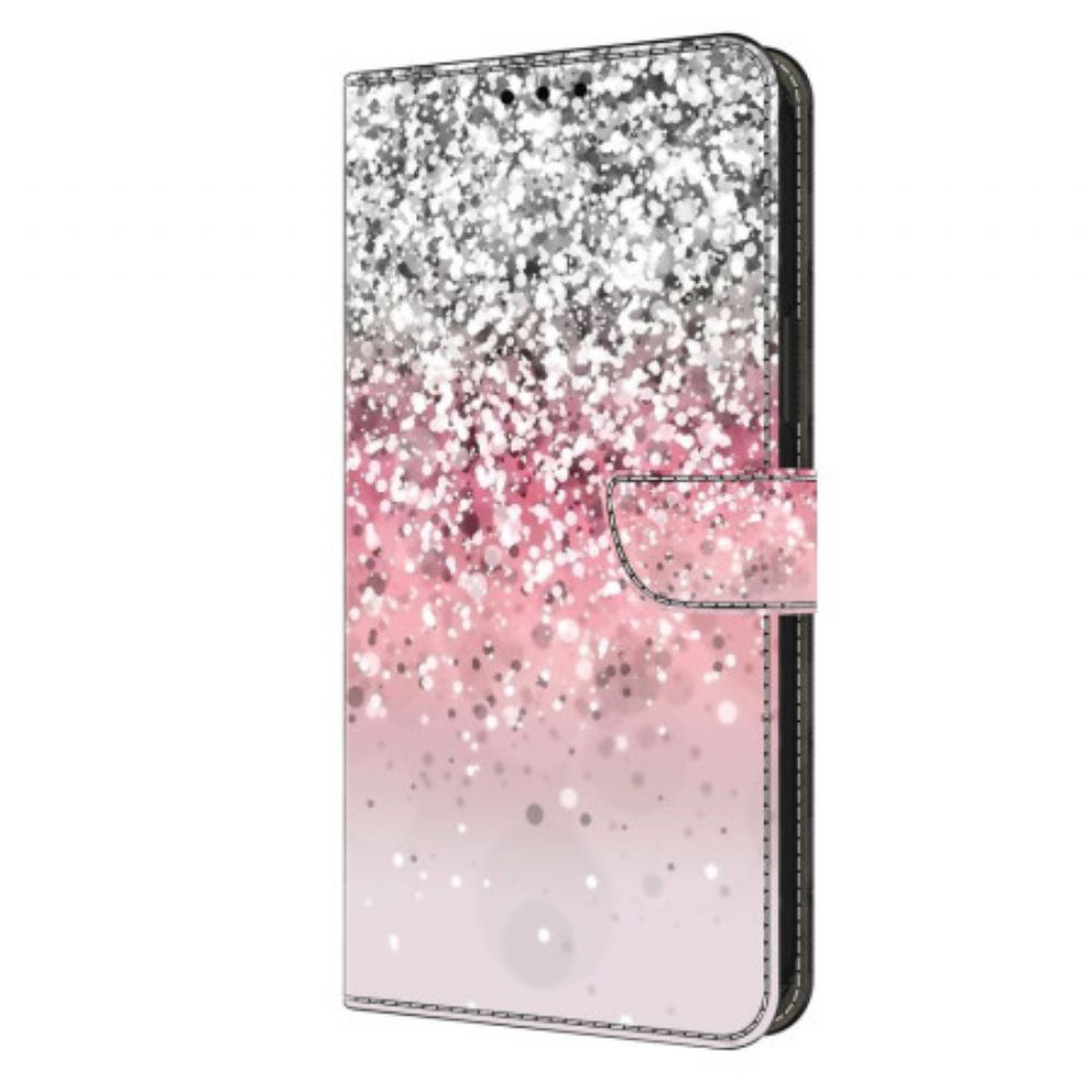 Leren Hoesje Honor X9b / Magic 6 Lite Verloopglitter