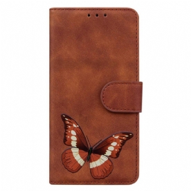 Leren Hoesje Honor X9b / Magic 6 Lite Vlinderpatroon