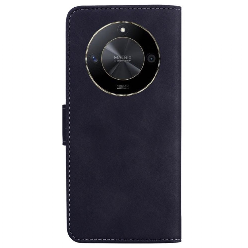 Leren Hoesje Honor X9b / Magic 6 Lite Vlinderpatroon