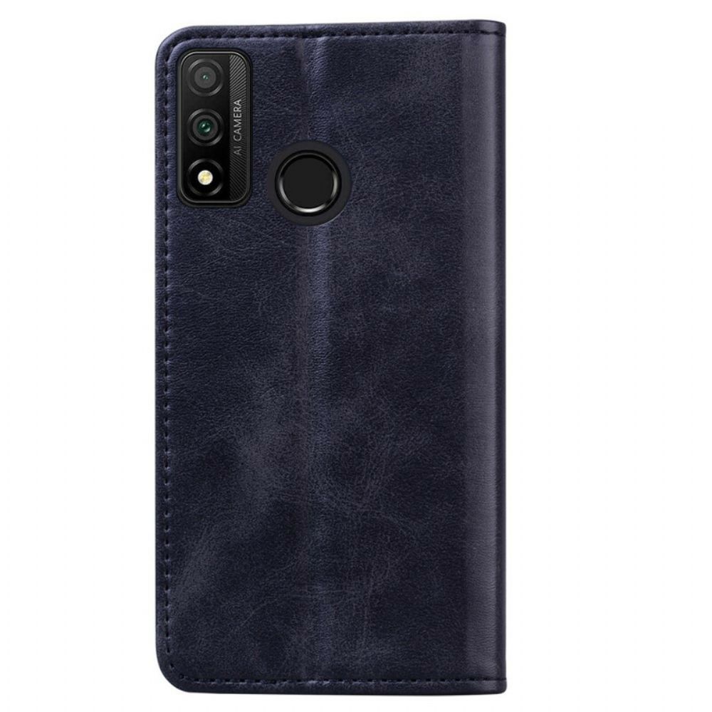 Bescherming Hoesje voor Huawei P Smart 2020 Folio-hoesje Tweekleurig Zakelijk Leereffect