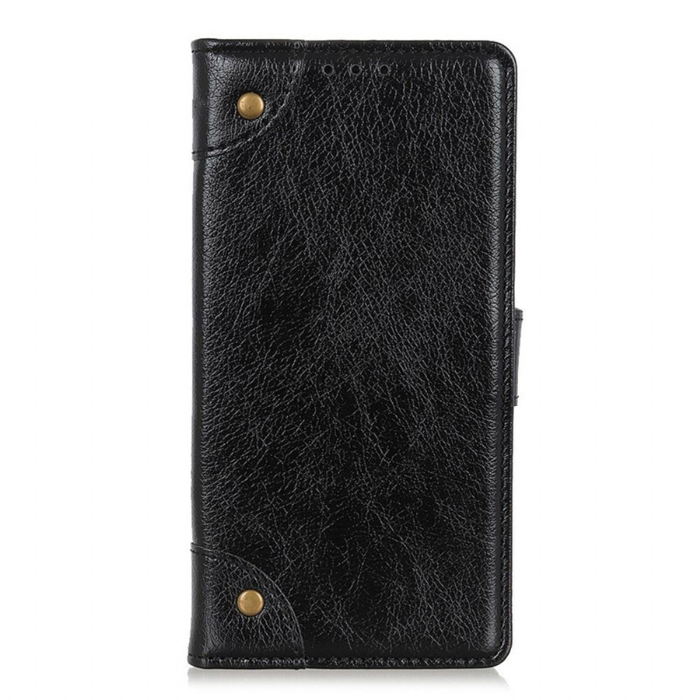 Flip Case voor Huawei P Smart 2020 Vintage Nappaleereffect