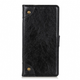 Flip Case voor Huawei P Smart 2020 Vintage Nappaleereffect