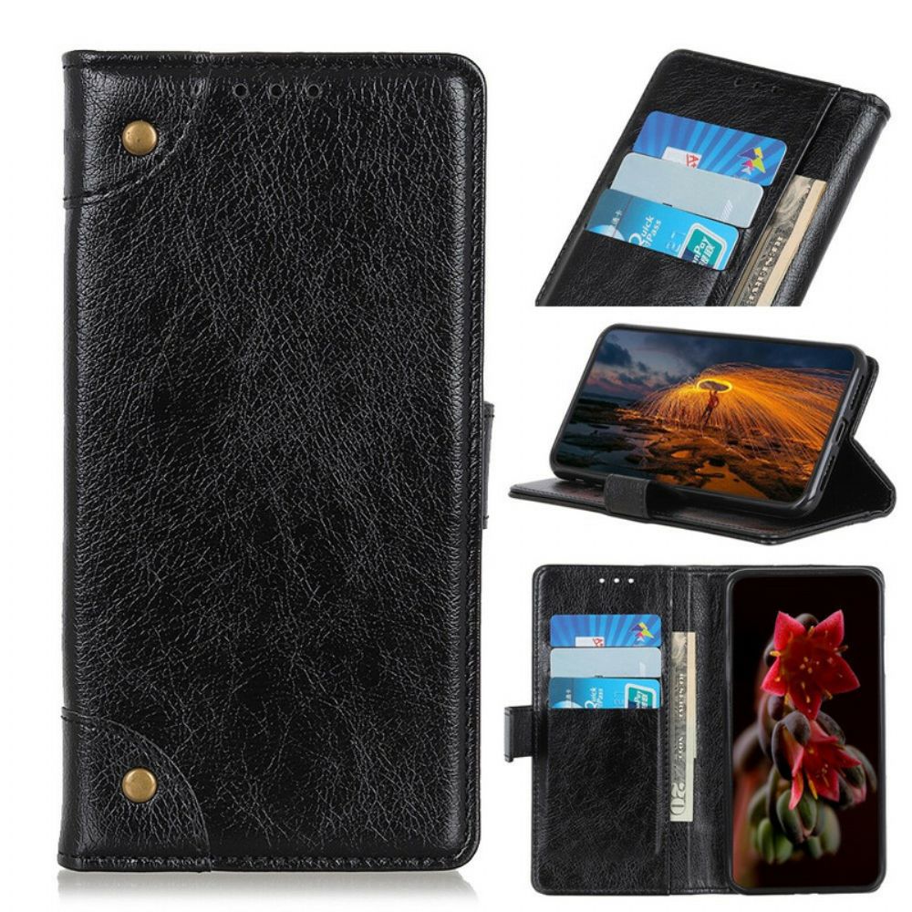 Flip Case voor Huawei P Smart 2020 Vintage Nappaleereffect