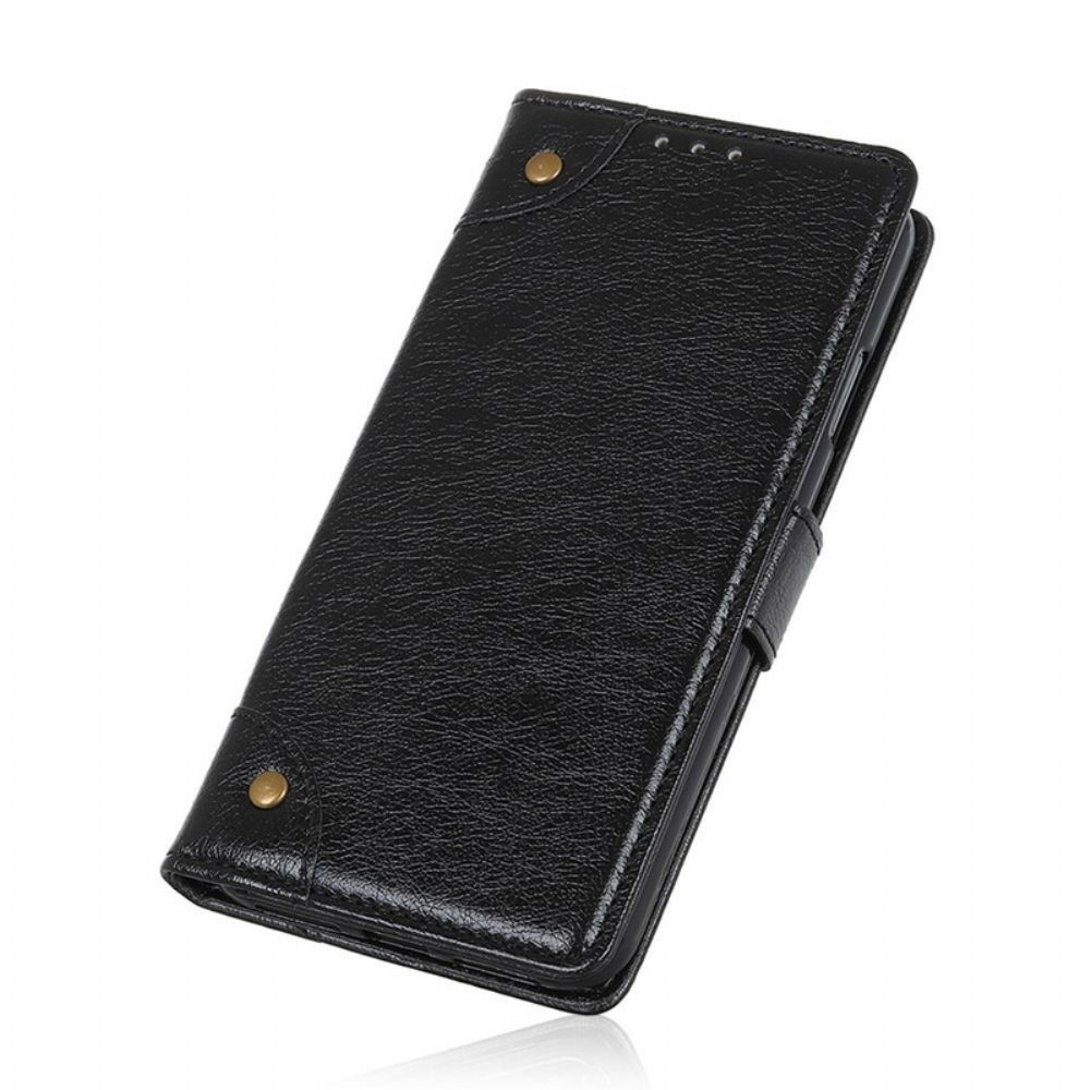 Flip Case voor Huawei P Smart 2020 Vintage Nappaleereffect