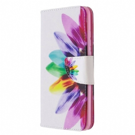 Folio-hoesje voor Huawei P Smart 2020 Aquarel Bloem