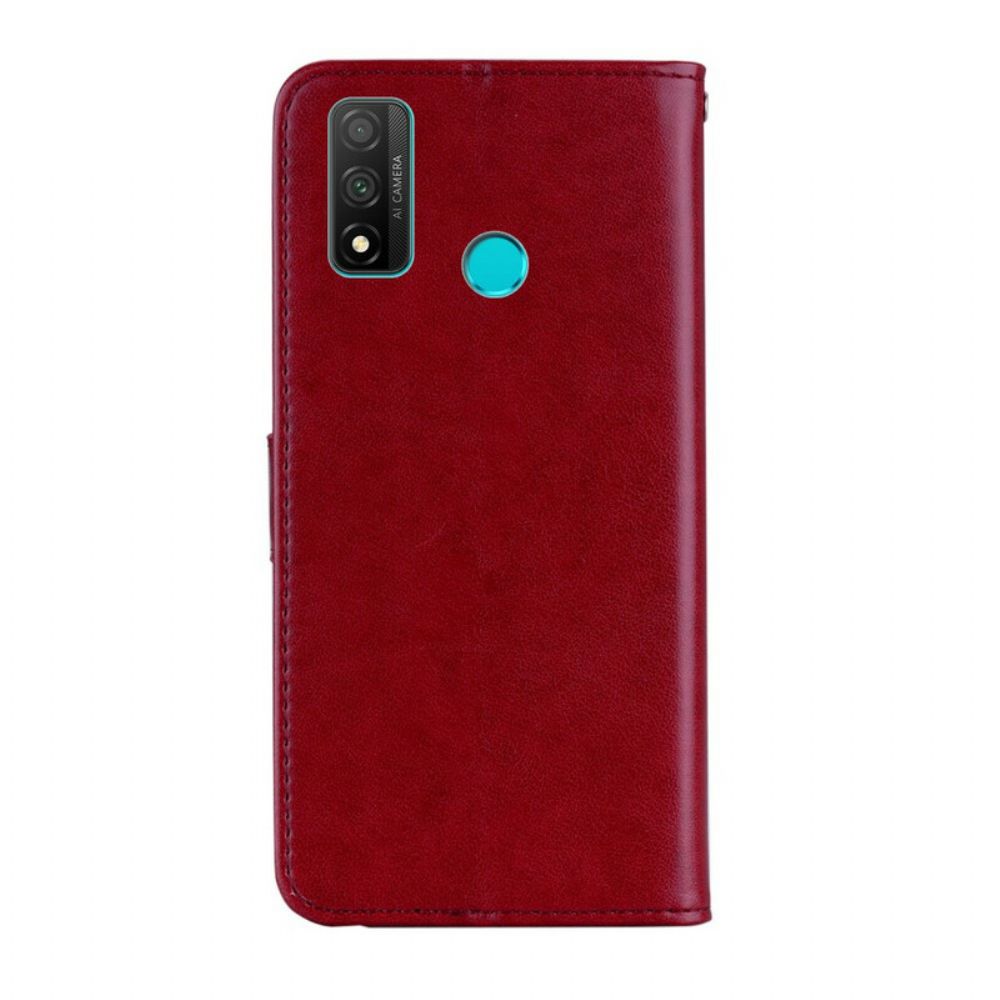 Folio-hoesje voor Huawei P Smart 2020 Uil Mandala En Charm