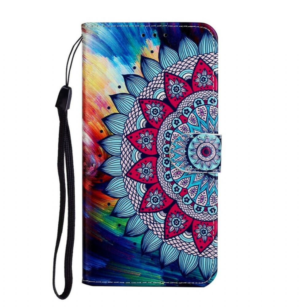 Folio-hoesje voor Huawei P Smart 2020 Ultra Kleurrijke Mandala