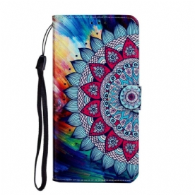 Folio-hoesje voor Huawei P Smart 2020 Ultra Kleurrijke Mandala