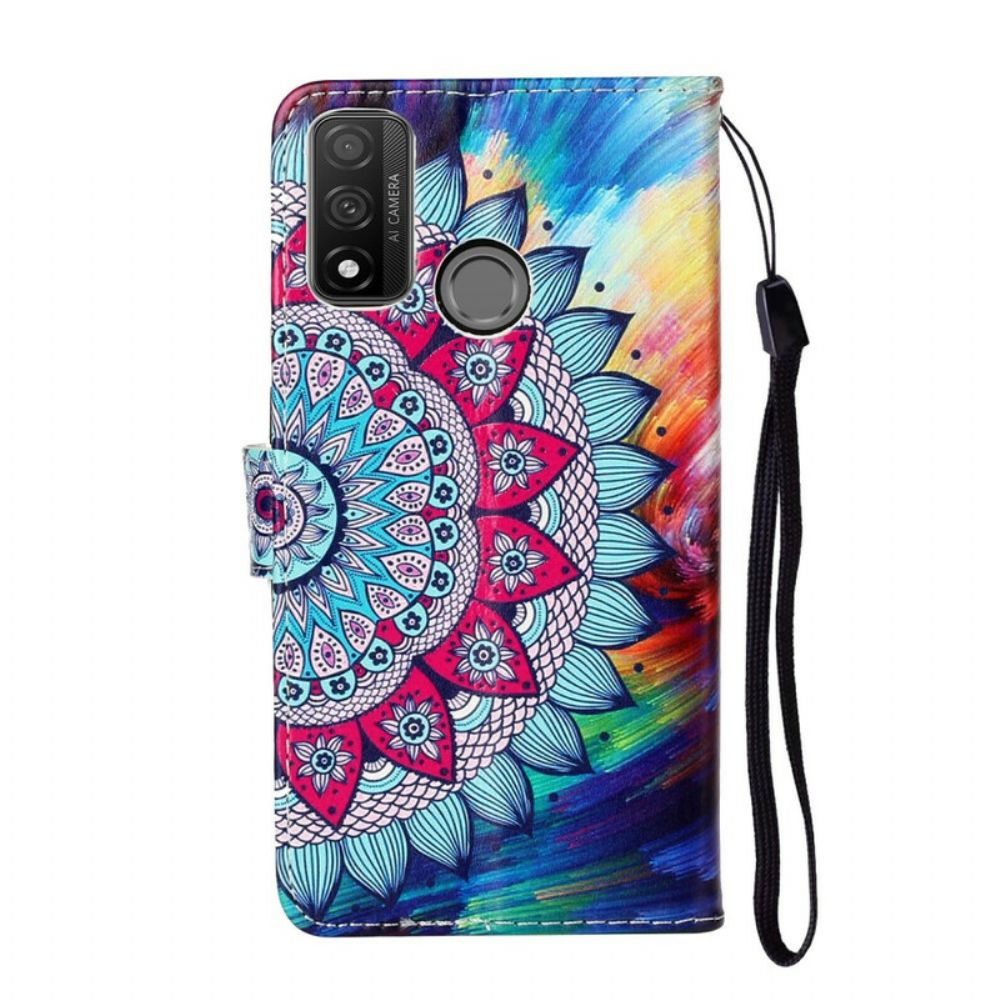 Folio-hoesje voor Huawei P Smart 2020 Ultra Kleurrijke Mandala