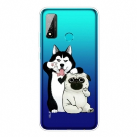 Hoesje voor Huawei P Smart 2020 Grappige Honden