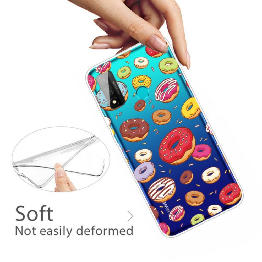 Hoesje voor Huawei P Smart 2020 Liefde Donuts