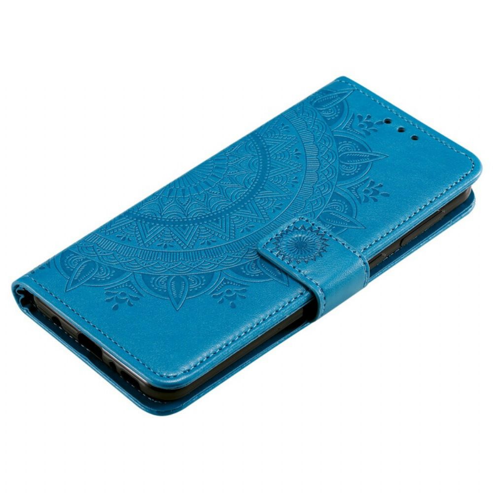 Leren Hoesje voor Huawei P Smart 2020 Zon Mandala