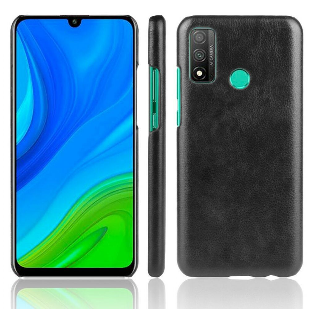 Telefoonhoesje voor Huawei P Smart 2020 Prestaties Litchi Leder Effect