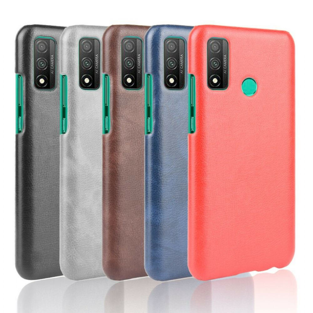 Telefoonhoesje voor Huawei P Smart 2020 Prestaties Litchi Leder Effect