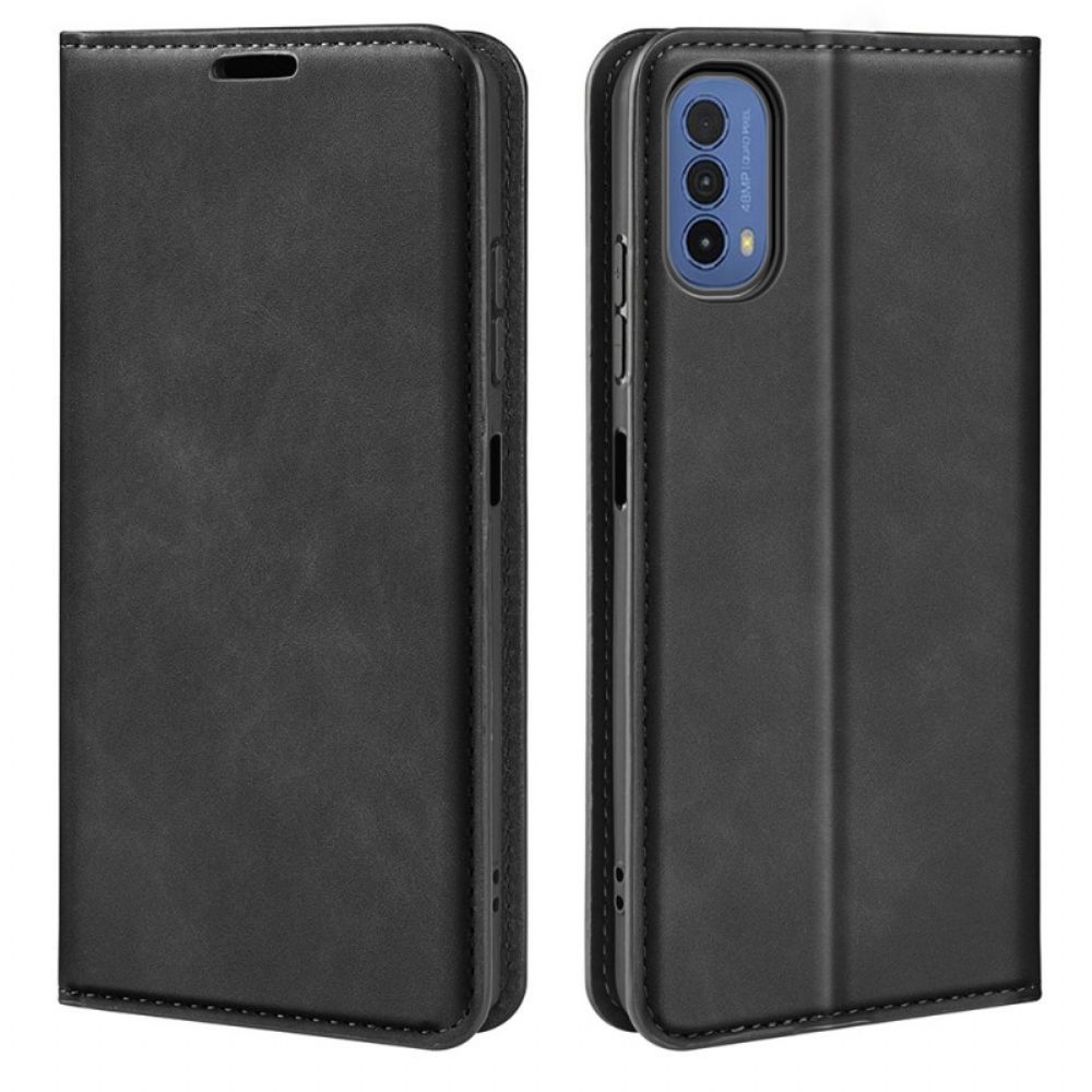 Bescherming Hoesje voor Moto E40 / E30 / E20 Folio-hoesje Skin-touch-zachtheid