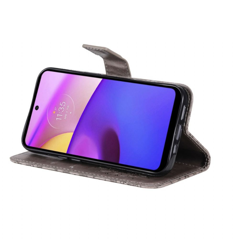 Flip Case voor Moto E40 / E30 / E20 Zonnebloem