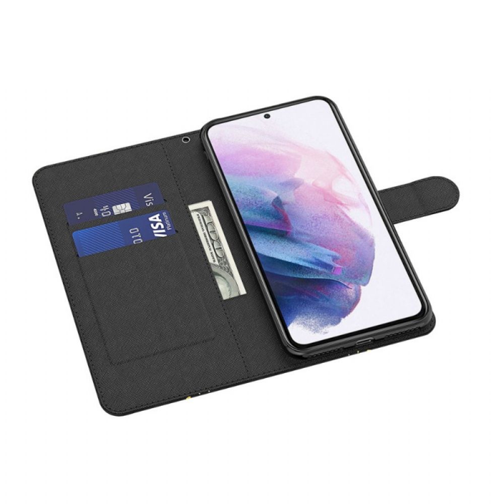 Folio-hoesje voor Moto E40 / E30 / E20 Chique Kant