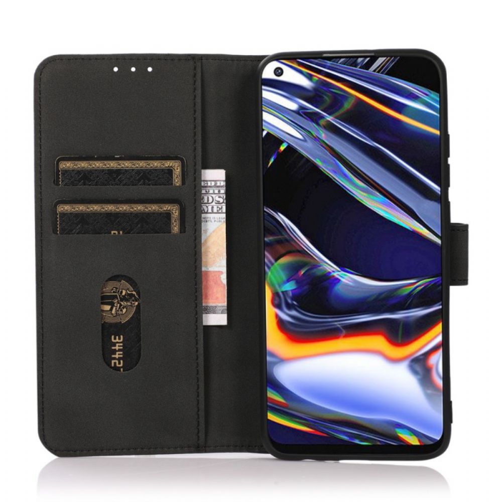 Folio-hoesje voor Moto E40 / E30 / E20 Khazneh Mode Leereffect