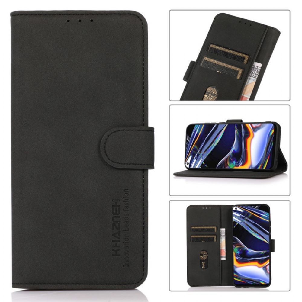 Folio-hoesje voor Moto E40 / E30 / E20 Khazneh Mode Leereffect