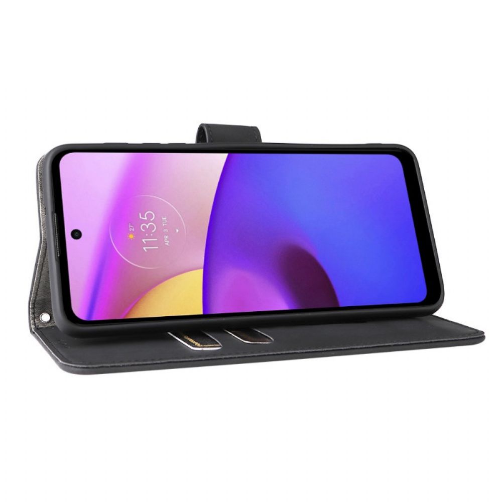 Folio-hoesje voor Moto E40 / E30 / E20 Skin-touch