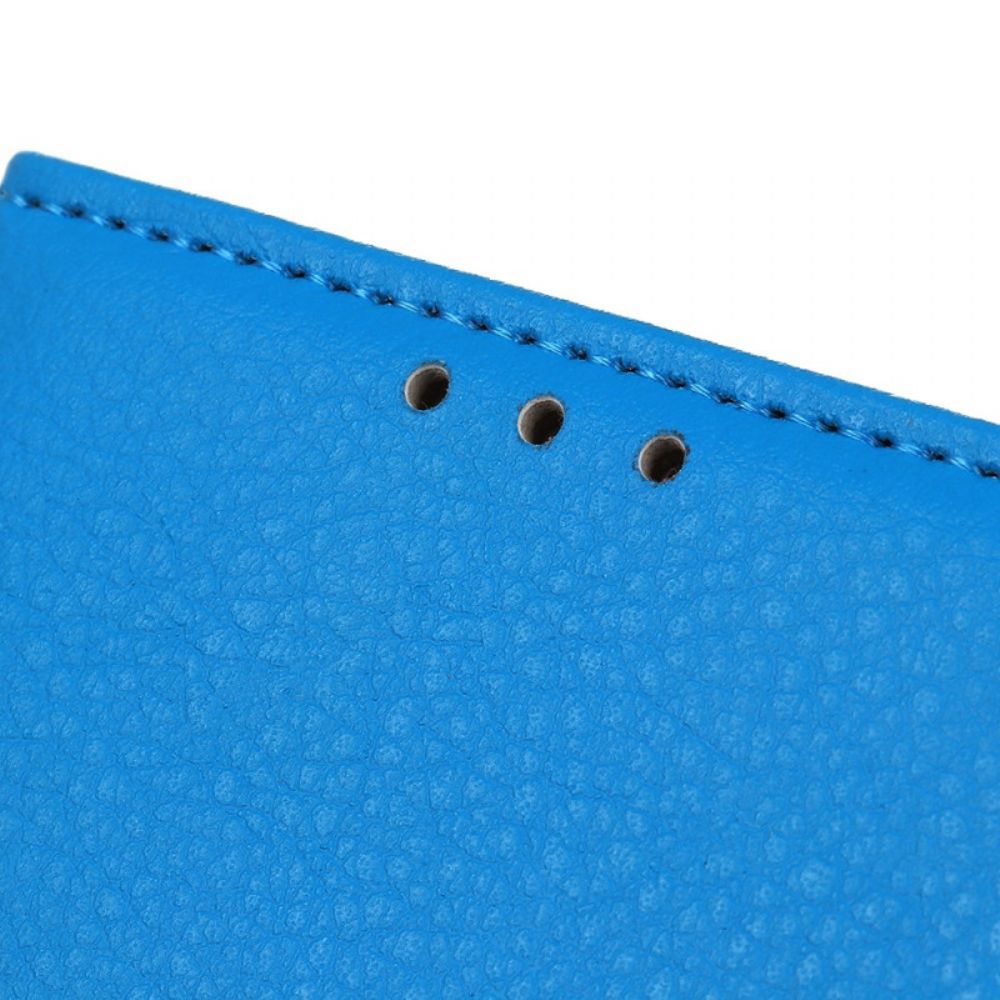 Folio-hoesje voor Moto E40 / E30 / E20 Traditioneel Lychee