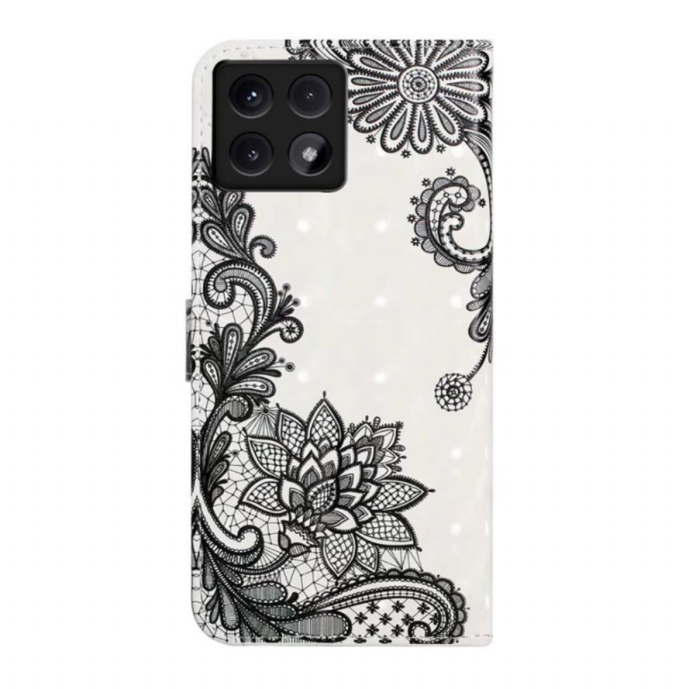 Flip Case Leren Xiaomi 14t Kant