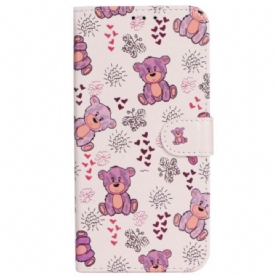 Leren Hoesje Xiaomi 14t Premium Beer Bescherming Hoesje