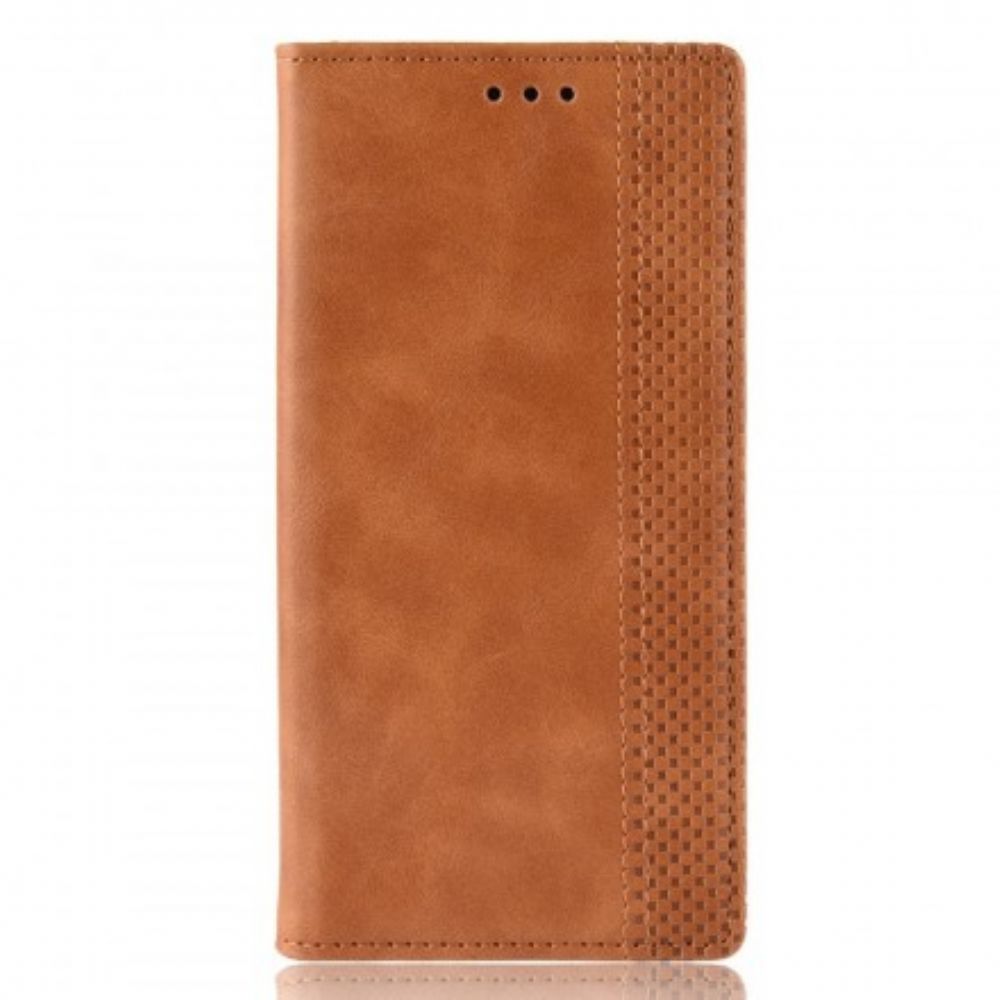 Bescherming Hoesje voor Huawei P30 Pro Folio-hoesje Vintage Gestileerd Leereffect