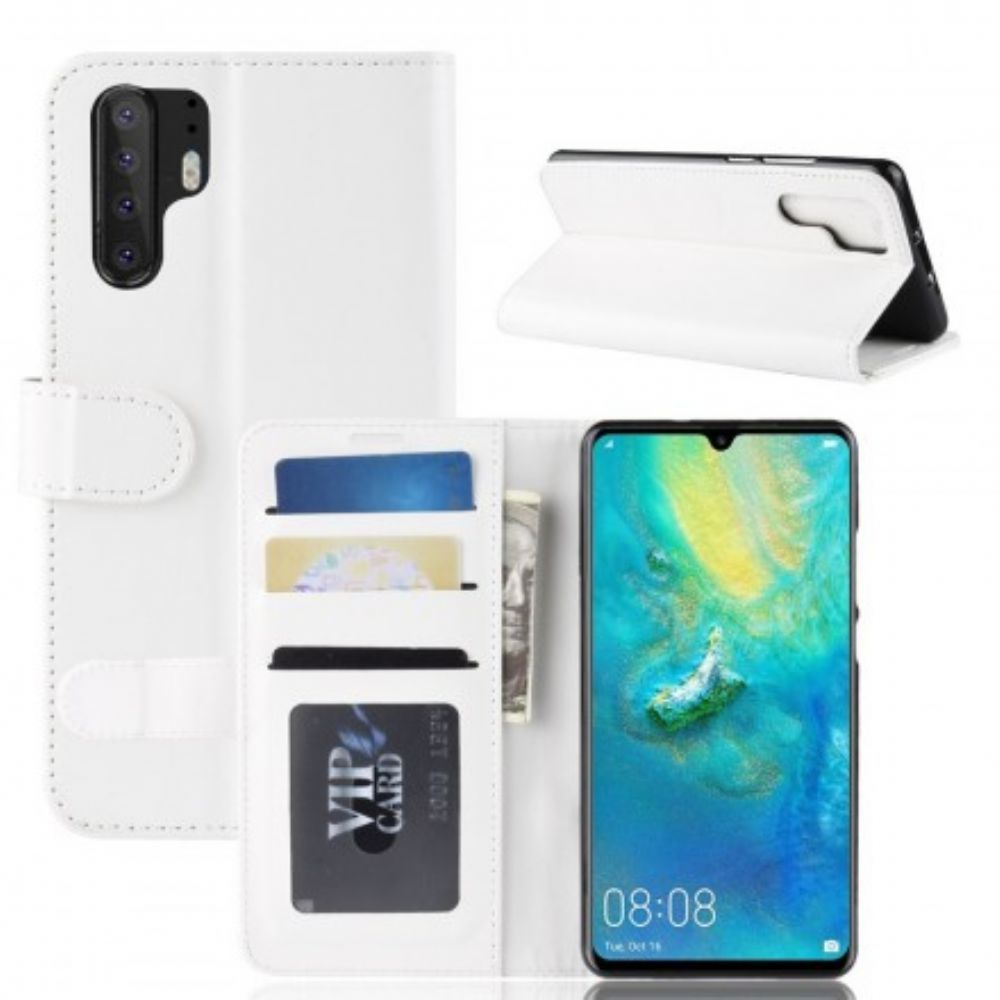 Flip Case voor Huawei P30 Pro Ultra Kunstleer