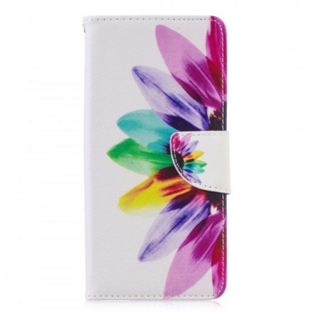 Folio-hoesje voor Huawei P30 Pro Aquarel Bloem