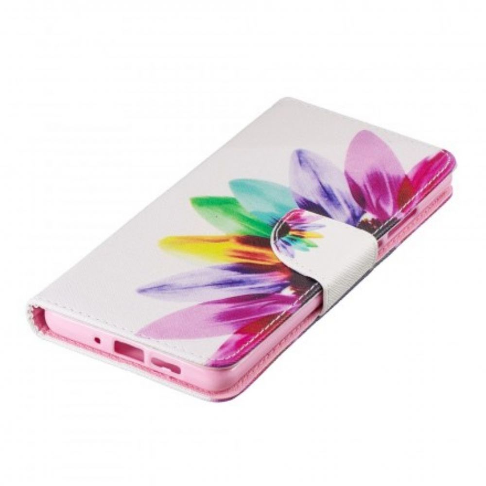 Folio-hoesje voor Huawei P30 Pro Aquarel Bloem