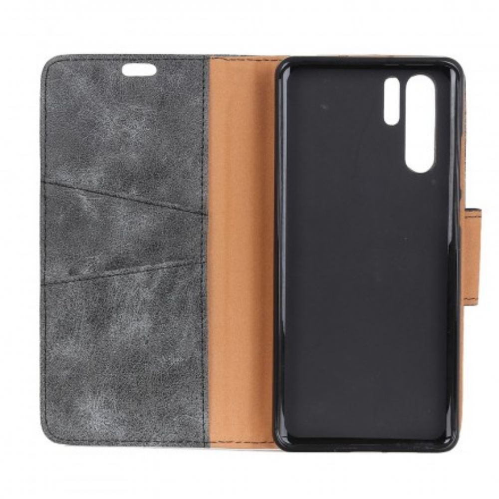 Folio-hoesje voor Huawei P30 Pro Flip Case Dubbelzijdige Magnetische Klep