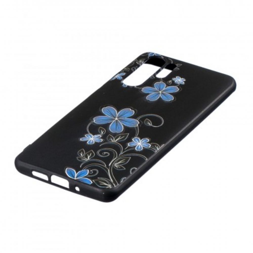 Hoesje voor Huawei P30 Pro Blauwe Bloemen