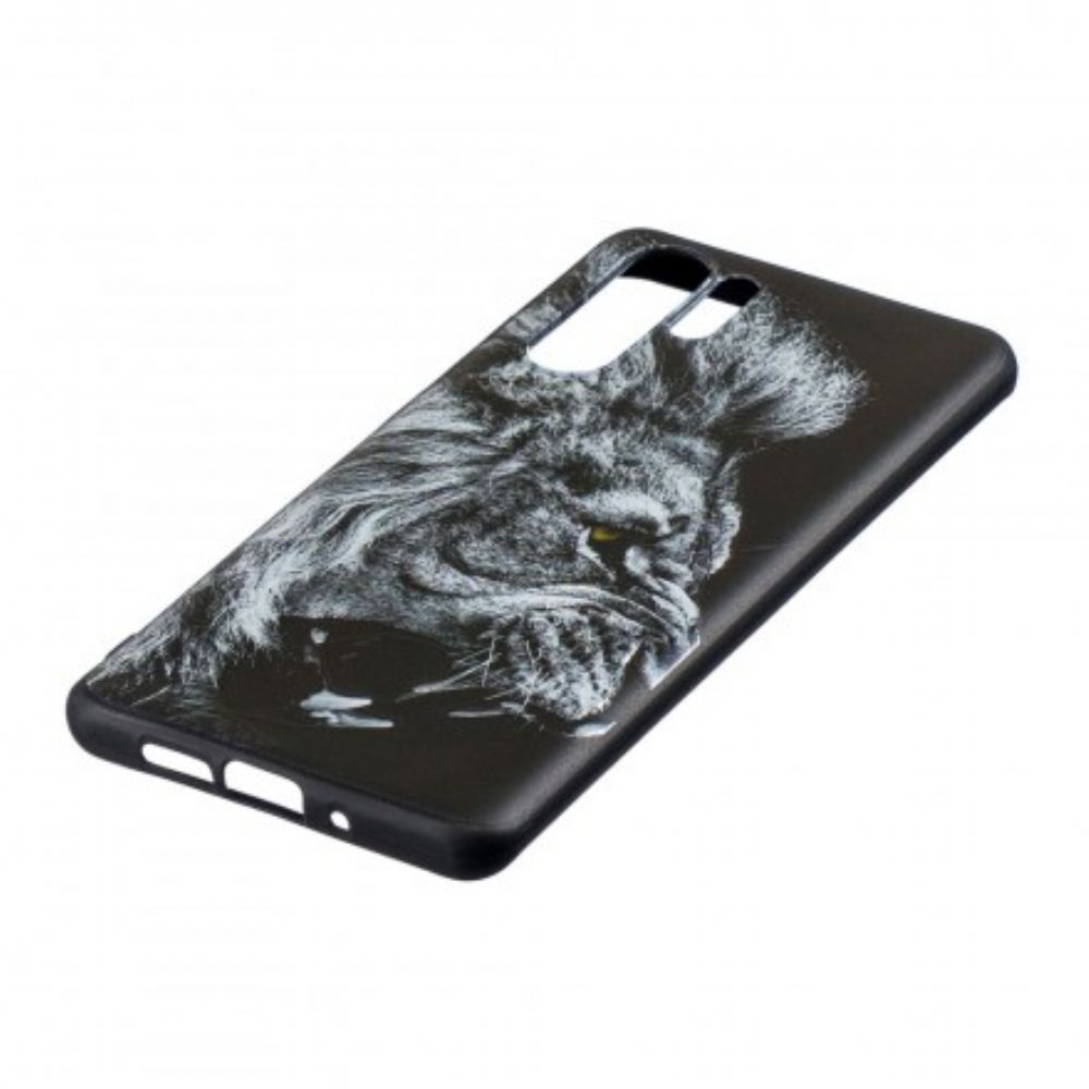 Hoesje voor Huawei P30 Pro Felle Leeuw