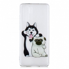 Hoesje voor Huawei P30 Pro Grappige Honden