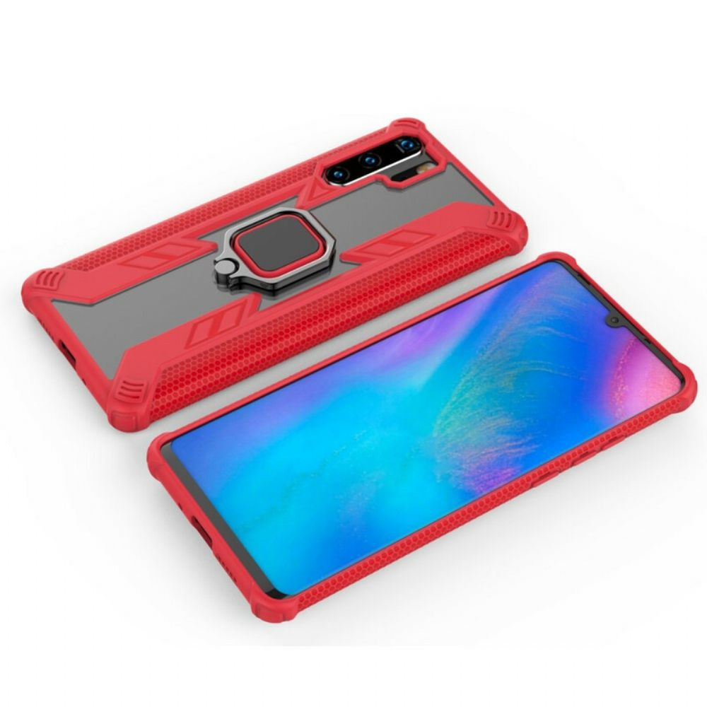 Hoesje voor Huawei P30 Pro Krijger Met Ring