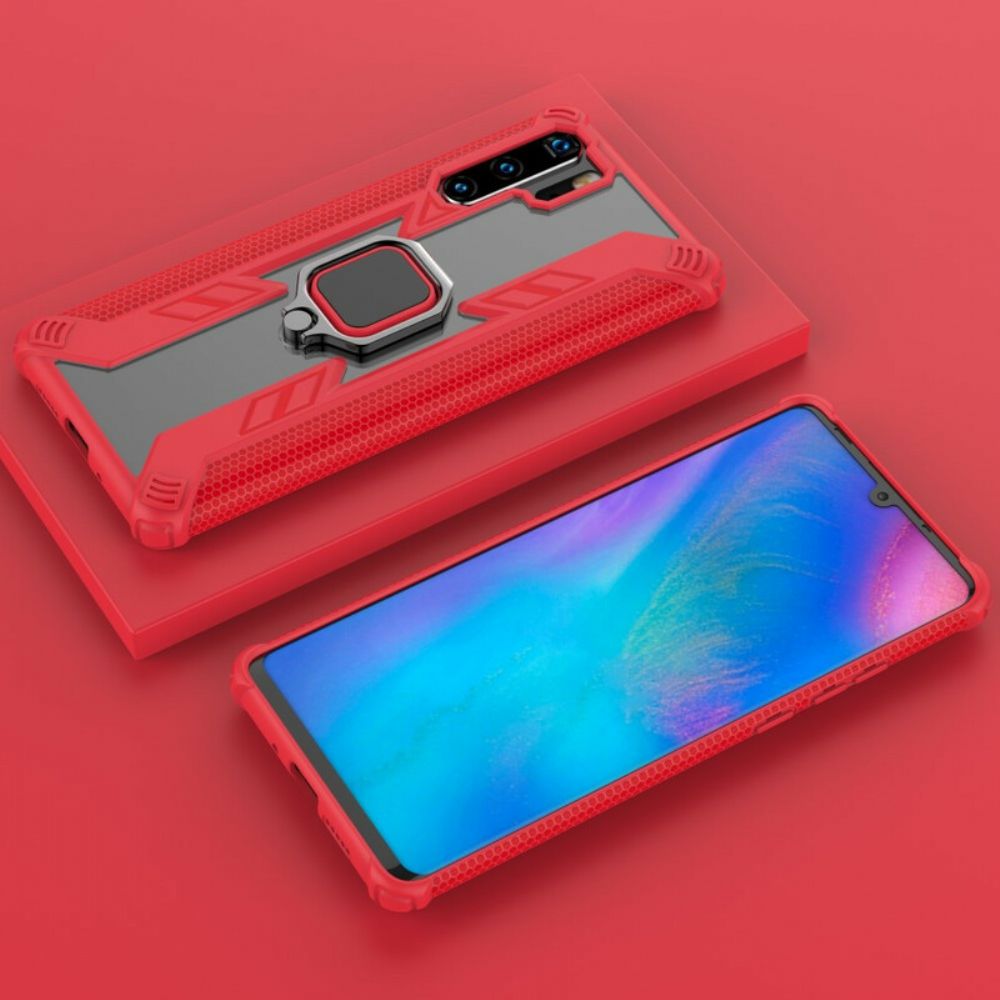 Hoesje voor Huawei P30 Pro Krijger Met Ring