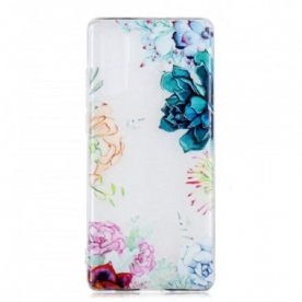 Hoesje voor Huawei P30 Pro Naadloze Aquarelbloemen