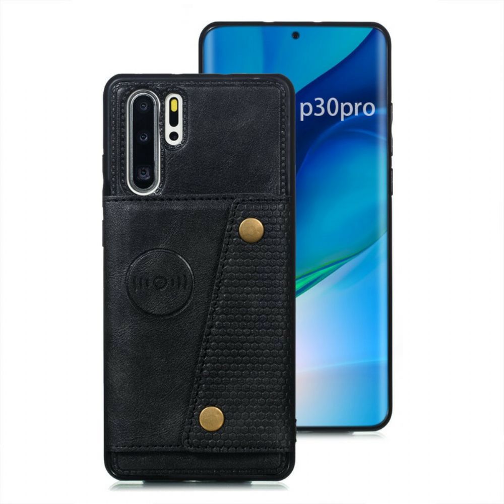 Hoesje voor Huawei P30 Pro Portemonnee Leren Snap Portemonnee