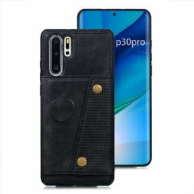 Hoesje voor Huawei P30 Pro Portemonnee Leren Snap Portemonnee