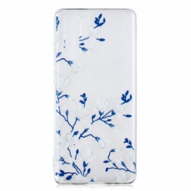 Hoesje voor Huawei P30 Pro Witte Bloemen