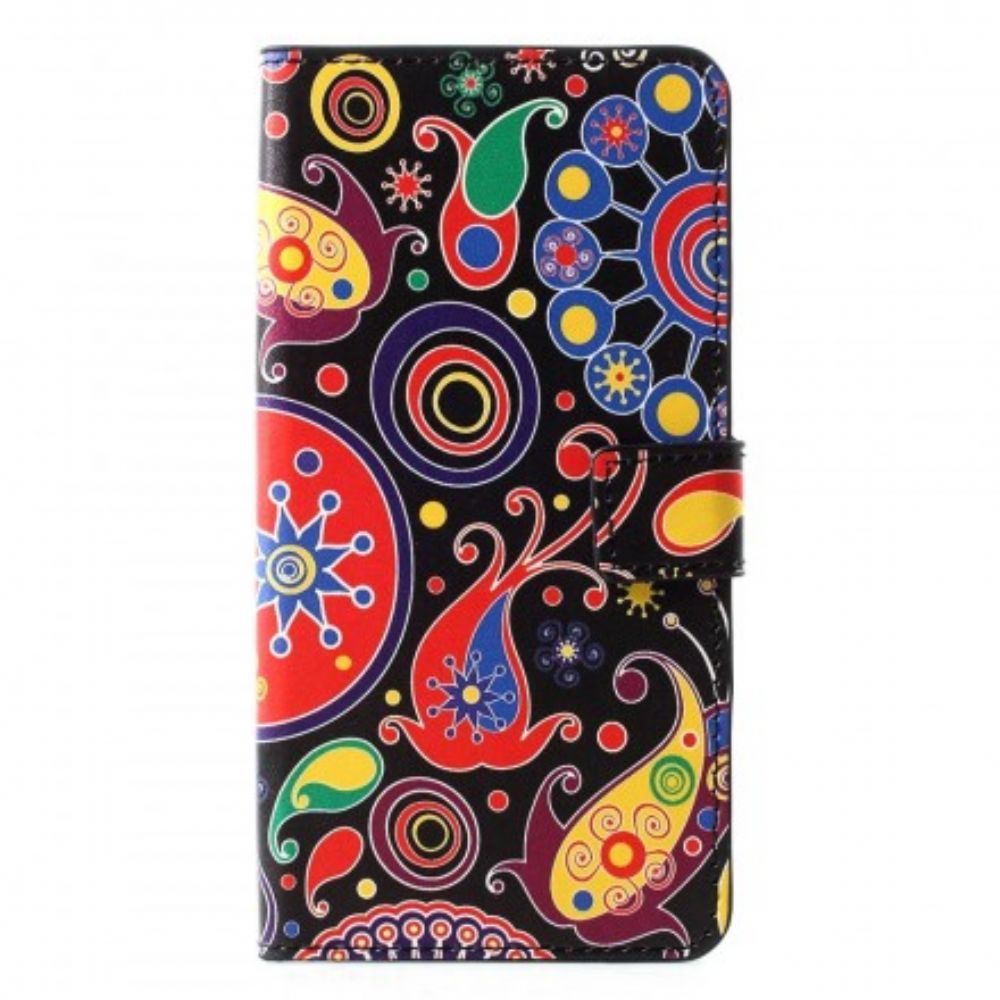 Leren Hoesje voor Huawei P30 Pro Galaxy-ontwerp