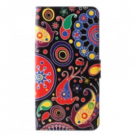 Leren Hoesje voor Huawei P30 Pro Galaxy-ontwerp