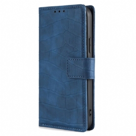 Flip Case Leren Huawei Nova 12i Krokodiltextuur