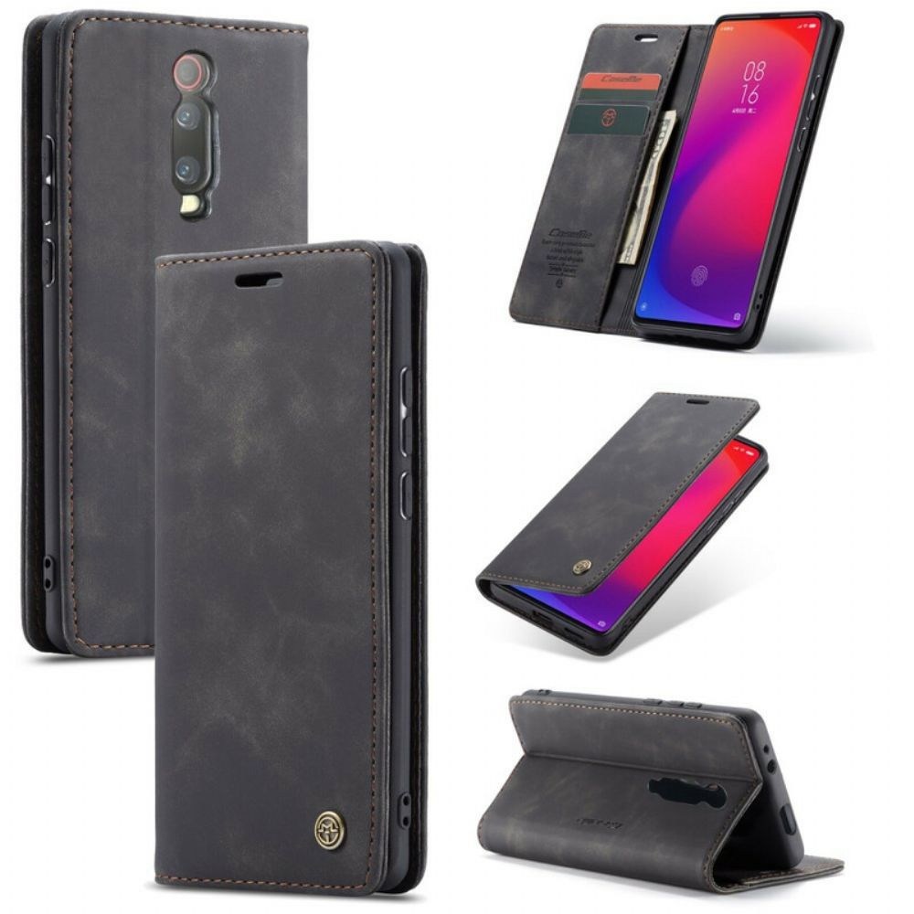 Bescherming Hoesje voor Xiaomi Mi 9T / Mi 9T Pro Folio-hoesje Caseme Kunstleer